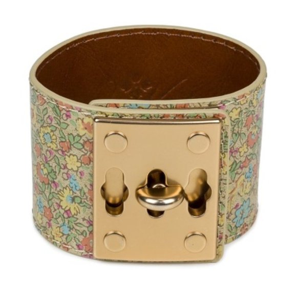 NWT Patricia Nash Fleuriste Leather Cuff Bracelet - Coral Bloom (MATCHING ITEMS) - Picture 11 of 11